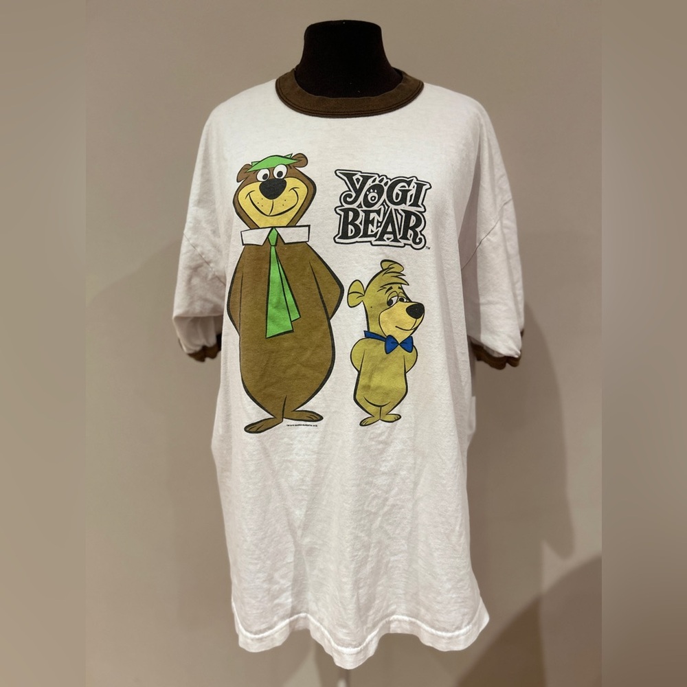 Yogi Bear Graphic White T-Shirt